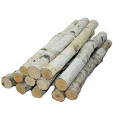 Wilson Decorative White Birch Logs, Natural Bark Wood Home Décor (Set of 12) - 17"-18" in Length 1"-1.5" Dia. Wilson
