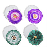 LET'S RESIN Geode Resin Coaster Molds, 4 Pcs Druzy Silicone Agate Coaster Molds LET'S RESIN
