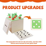 Montessori Toys for 1+ Year Old Baby Gifts,Play Kit Box Includes Carrot Harvest Games,Infant Coin Box,Fine Motor Skills Toys and Object Permanence YunHe XinQiao Toys Factory