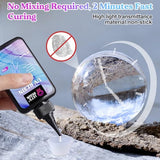 LET'S RESIN UV Resin,200g High Viscosity Crystal Clear Thick UV Resin Kit, Quick-Curing&Low Shrinkage Ultraviolet Epoxy Resin for Crafts, Doming, LET'S RESIN