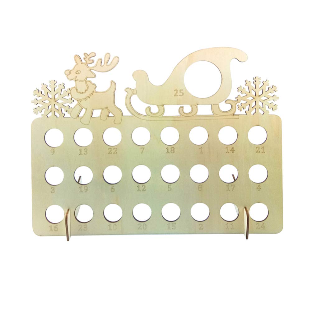 Happyyami 1pc Diy Wood Christmas Gifts Christmas Tabletop Ornament Unfinished Wood Ornaments Christmas Diy Advent Calendarios De Adviento Christmas Happyyami