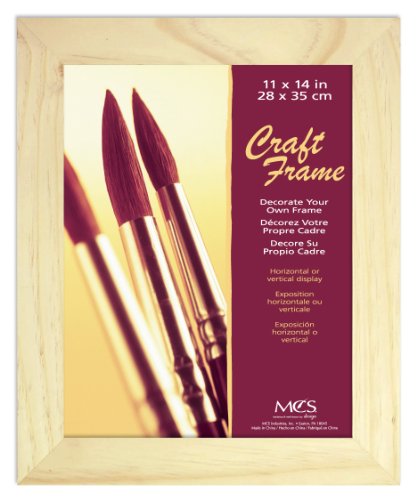 MCS 11x14 Inch Unfinished Pine Craft Frame (58102) - WoodArtSupply