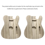 HUIOP Guitar Barrel, Polished Wood Type Electric Guitar Barrel DIY Electric Maple Guitar Barrel Body for TL Style Guitar HUIOP