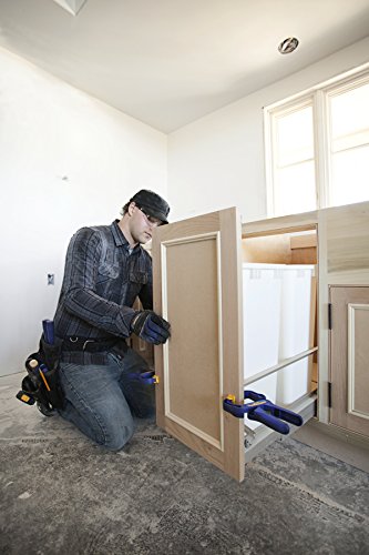 IRWIN QUICK-GRIP Clamps, 4 Piece Set with Bar Clamps, 4-1/4", Handi Clamps, 2" (IRHT83222) IRWIN