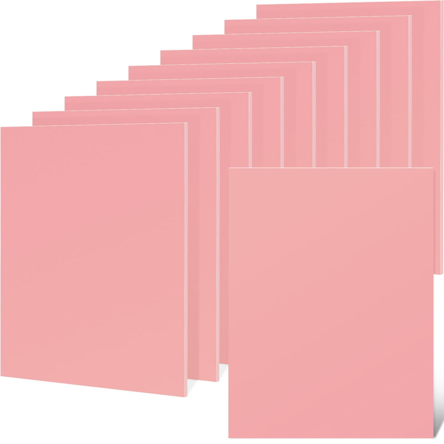 SGHUO 8 Pcs 4x6 Pink Rubber Carving Blocks for Stamp Soft Rubber Crafts, Soft and Easy to Carve