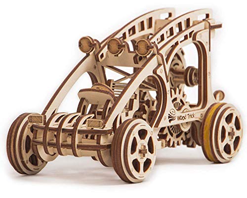Wood Trick Dune Buggy Wooden Model Car Kit to Build - Mechanical - 3D Wooden Puzzle Car - Best DIY Toy - STEM Toys for Boys and Girls Wood Trick
