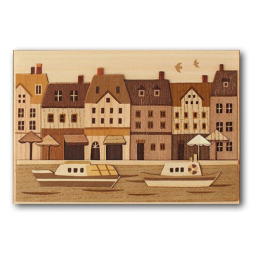 KINOWA Wooden Art Kit Kiharie Copenhagen Made in Japan - WoodArtSupply