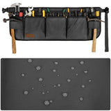 Tool Belt Pouches for Men Utility Belt Electrician Tool Bag Canvas Gardening Waist Tool Pouch with 13 Pockets for Men Women Carpenters Electricians FASHIXD