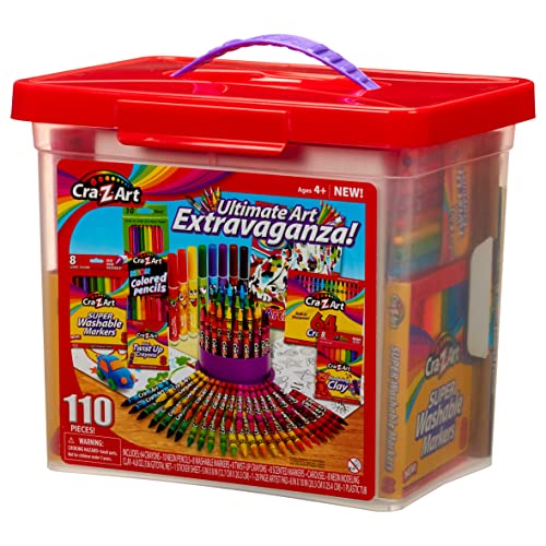 Cra-Z-Art Ultimate Art Extravaganza Tub (130 Piece) Cra-Z-Art
