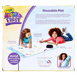 Crayola Color and Erase Mat, Travel Coloring Kit, Gift for Kids, Ages 3, 4, 5, 6 Crayola