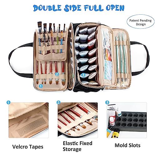 Acrylic Paint Storage, Paint Organizer and Storage, Art Supply Organizer, Art Bags, Craft Paint Storage, Paint Brush Case Holder, Paint Tube Storage SFYBYHEART