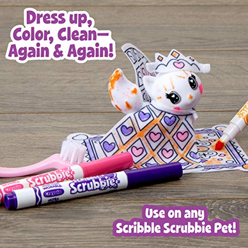 Crayola Scribble Scrubbie Pets Princess Playset, Kids Toys, Gift for Girls & Boys Crayola