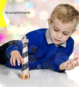 Puzzled 3D Puzzle Lighthouse Set Wood Craft Construction Model Kit, Fun & Educational DIY Wooden Toy Assemble Model Unfinished Crafting Hobby Puzzle Puzzled