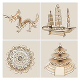 OUYZGIA 16 Pcs Plywood Basswood Sheets 400x400x3mm 15.7”x15.7”x1/8” Unfinished Wood Sheet for Laser Cutting Engraving DIY (400x400x3mm, 16 Pcs) OUYZGIA