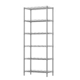 SINGAYE 6-Shelf Wire Shelving Unit, Adjustable Metal Shelves, Standing Shelf, 21.25" W X 11.41D X 69 "H (Silver) SINGAYE