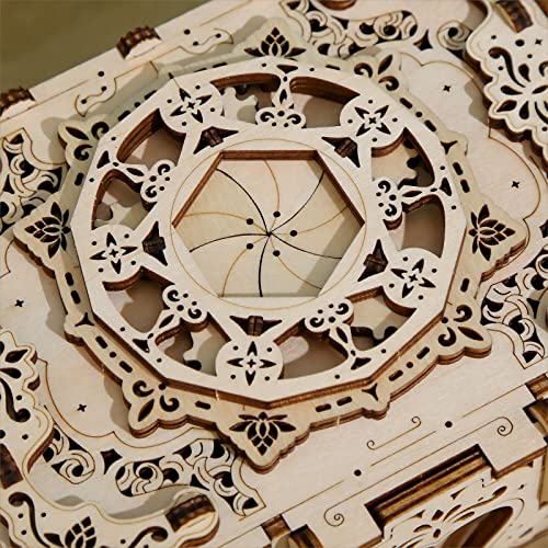 bennama 3D Wooden Puzzles Antique Box - Store Your Jewelry - DIY Gift Box, Brainteaser and Puzzle for Christmas/Birthday,Gifts for Adults and Teens bennama