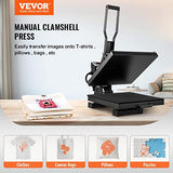 VEVOR Heat Press, 15x15 Power Heat Press Machine, Fast Heating, High Pressure Heat Press Machine for T-Shirt, Digital Industrial Sublimation Printer VEVOR