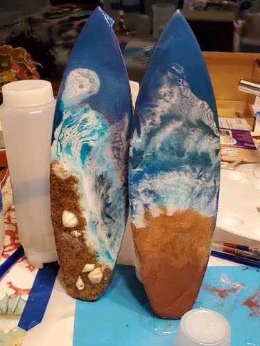 Unfinished Wood Surfboard Shape - Surfing - Ocean - Beach - Nursery - Craft - up to 24" DIY 12" / 1/2" 24 Hour Crafts