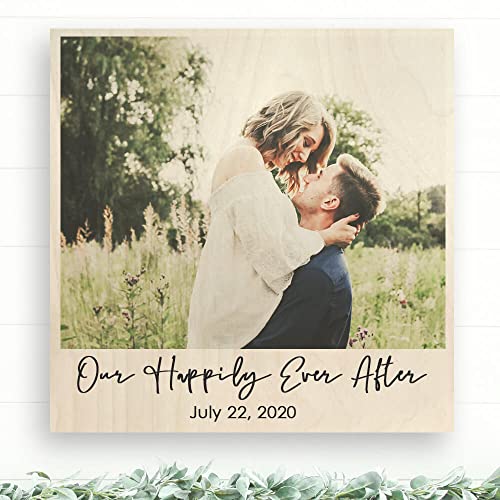 Your Photo and Text Printed on Real Wood | Christmas Gift | Personalized Photo Gifts | Boyfriend Gift | Custom Photo Gifts | Picture Frames DREAM BIG PRINTABLES