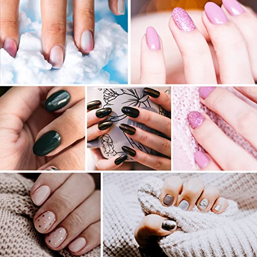 Sliverdew Nail Art Clean Up Brush, 2Pcs Round&Angled Nail Polish Clean Up Brush for Cleaning Fingernails, Professional Nail Painting Brushes for Nail Sliverdew