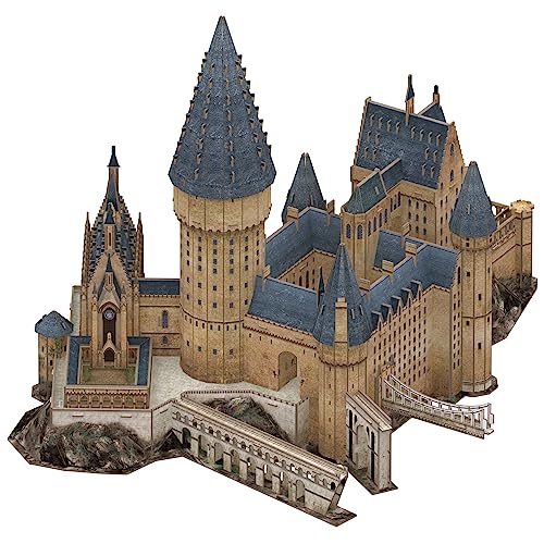 4D Cityscape Harry Potter Great Hall Paper 3D Puzzle Standard, Multicolored - WoodArtSupply