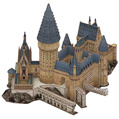 4D Cityscape Harry Potter Great Hall Paper 3D Puzzle Standard, Multicolored - WoodArtSupply