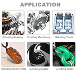 5PCS Non Woven Abrasive Buffing Wheels Polishing Wheel Drill Attachment Set, 2 Inch Scouring Pads Abrasive Mushroom Wheel Polishing Wheel with 1/4" Banmo Abrasive