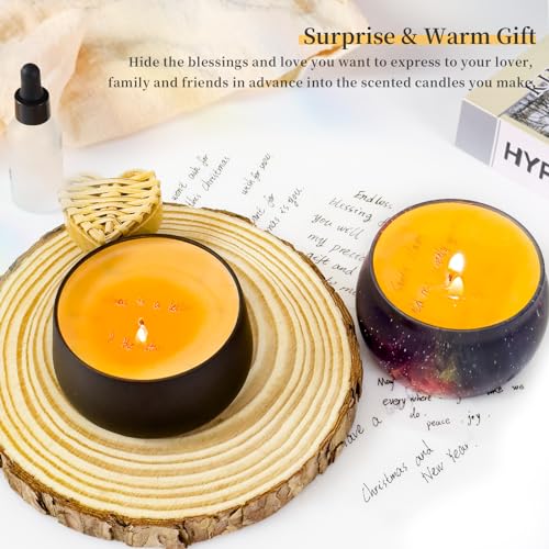 haccah Complete Candle Making Kit with Wax Melter, Making Supplies,DIY  Arts&Crafts Gift for Kids,Beginners,Adults,Including 500w Electr