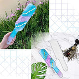 ResinWorld Shot Glass Serving Tray Mold, Shot Glass Holder Mold for Resin, 4 Holes Shot Glasses Tray Resin Mold, for Party Home Decor ResinWorld