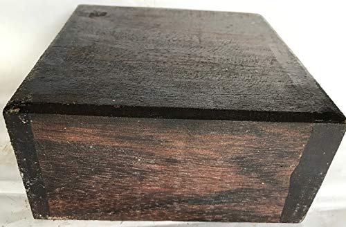 Beautiful Rosewood Bowl Blanks for Turning, Suitable Carving/Whittling Block (6" x 6" x 3") - WoodArtSupply