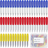 50Pcs Replacement Cutting Blades for Cricut Explore Air/Air 2/Air 3/Maker/Maker 3, Include 10Pcs Fine Point Blades, 20Pcs Standard Blades, 20Pcs Deep ArtCute