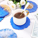 LET'S RESIN Epoxy Resin,Resin Coaster Molds Kit,16oz Resin Starter Kit for Beginners,Include Epoxy Resin,Coaster Molds, and Mica Powder for Resin LET'S RESIN