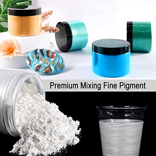 Mica Powder Pure 53 Color - Metallic Epoxy Resin Color Pigment - Cosmetic Grade