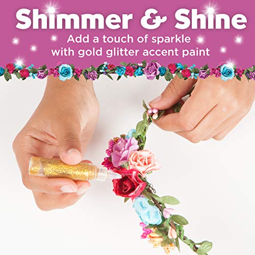 Creativity for Kids Flower Crowns Craft Kit - Create 4 Hair Accessories Creativity for Kids