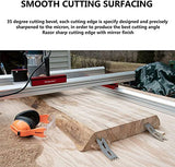 SpeTool Spoilboard Surfacing Router Bit, 1/2 inch Shank 2.5 inch Diameter, 4-Wings Planing bit for Wood Slab Flattening SpeTool