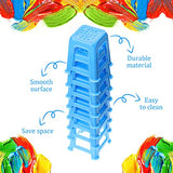 8 Pieces Canvas Stands Paint Stands for Painting Mini Canvas Feet Risers Canvas Support Stands for Fluid Acrylic Pouring Paint Supplies (Blue) Yookeer