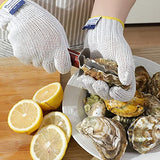 Dowellife Level 8 Reinforced Cut Resistant Gloves Food Grade, Mandoline Protective Gloves, Knife Safety Gloves for Meat Cutting, Oyster Shucking, Dowellife