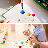 ZQYYQZ 300pcs 15mm Half Wooden Beads, Unfinished Natural Half Wooden Split Round Wood Balls for Painting DIY Crafts, Kids Craft, Christmas Party ZQYYQZ