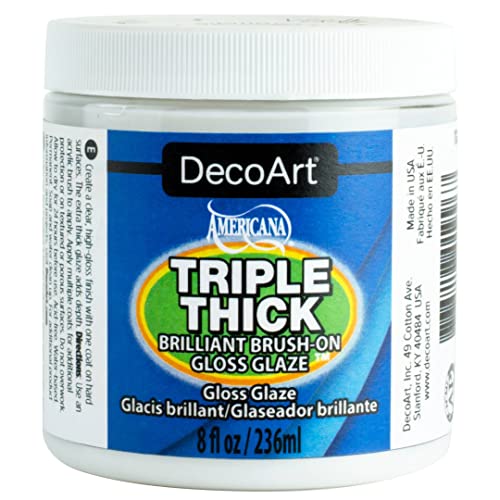 DecoArt Triple Thick Gloss Glaze - Jar, 8fl oz DecoArt