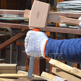 GREBSTK 4 Piece Wood Chisel Tool Sets Sturdy Chrome Vanadium Steel Chisel Woodworking Tools with Leather Bag, 4PCS, 1/4 inch,1/2 inch,3/4 inch,1 inch GREBSTK