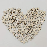 250pcs Heart-Shaped Wooden Slices Craft Embellishments Wood Pieces Manual Accessories Wooden Hearts,Unfinished Wood Crafts,Wooden Hearts for Healifty