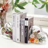 5 PCS Resin Molds Silicone Kit Large Epoxy Resin Mold for Flowers Preservation Home Deco DIY Art, Silicone Molds Including Square, Heart, Sphere, GWSNIO