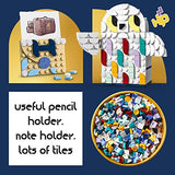 LEGO DOTS Harry Potter Hedwig Pencil Holder 41809, Craft Set for Kids Age 6+ with Hedwig The Owl Pencil Holder and Note Holder. Back to School Gift LEGO