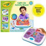 Crayola Light Up Activity Board, Sensory Toy for Toddlers & Kids, Reusable Activity, Washable, Toys & Gifts for Kids, Ages 3+ Crayola