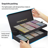 COLOUR BLOCK 80pc Soft Pastels for Artists I Color Chalk Pastels Set, Coloring Charcoal Sticks, Drawing Art Supplies for Adults, Beginners, Kids COLOUR BLOCK