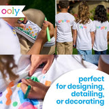 Ooly Permanent Fabric Markers [Set of 12], Fabric Doodlers are for Drawing on Denim Jackets, Light T-Shirts, Book Bags, Backpacks and More, Great Ooly