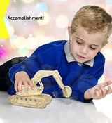 Puzzled 3D Puzzle Motorcycle Wood Craft Construction Model Kit, Fun & Educational DIY Wooden Toy Assemble Model Unfinished Crafting Hobby Puzzle to Puzzled