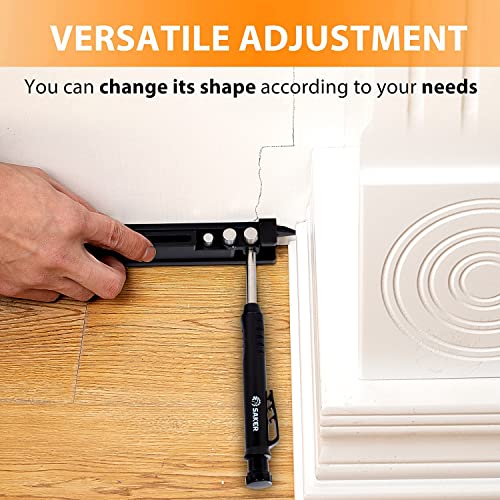 Saker Multi-function Scribing Tool- Construction Pencil- Aluminum Alloy Scribe Tool with Deep Hole Pencil,DIY Woodworking Scribe Gauge Scriber Line Saker