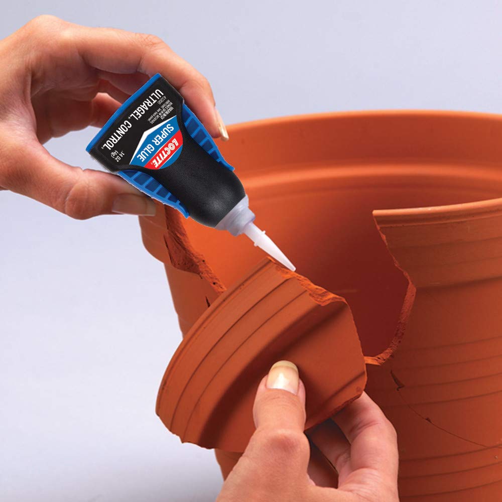 Loctite Super Glue Ultra Gel Control, Clear Superglue for Plastic, Wood, Metal, Crafts, & Repair, Cyanoacrylate Adhesive Instant Glue, Quick Dry - Loctite