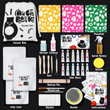 FosterToys Air Dry Clay Pottery Kit for Beginners | DIY Clay Kit for Adults, Sculpting Tools Set & Step-by-Step Guide, 12 Paints, Paintbrush, FosterToys